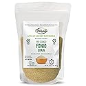 Nafajama Premium Gluten-Free Pre-Cooked Fonio Grain | Ancient African Super- grain| All-Natural, Non-GMO, Vegan, High-Fiber Superfood -1 Bag of 2 lb / 907g