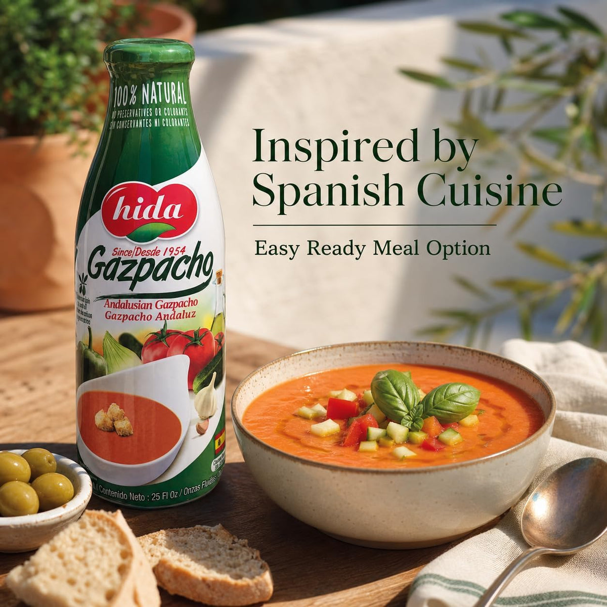 Andalusian Gazpacho. Imported from Spain Pack of 3