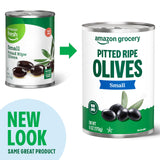 Amazon Grocery, Pitted Ripe Olives, Small, 6 Oz