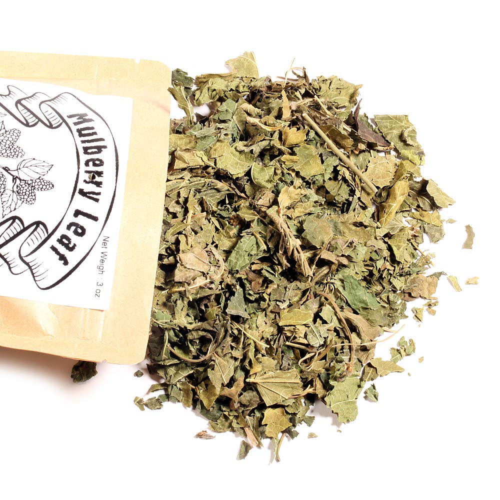EidolonGreen [China Medicinal Herb] Mulberry Loose Leaves (Mulberry Leaf/Sangye/??/??/Folium Mori) Dried Loose Leaves 3 Oz (88 g)
