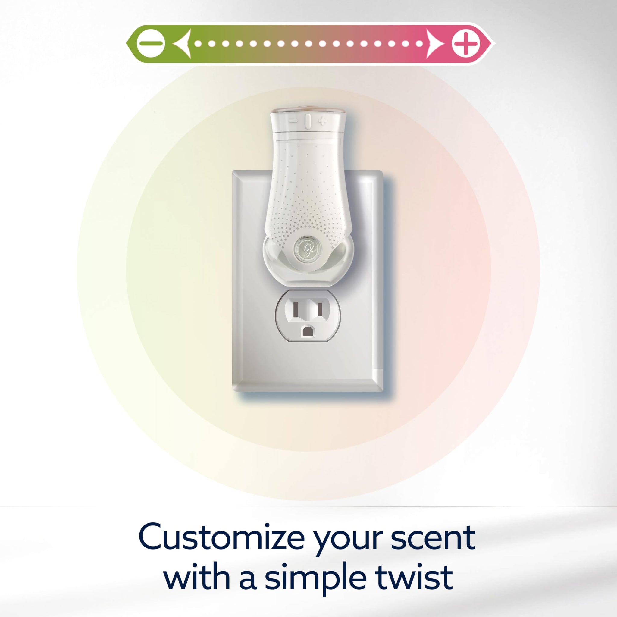 Glade PlugIns Refills with CustomScent Technology, Melon & Cherry Blossom, 5 Refills