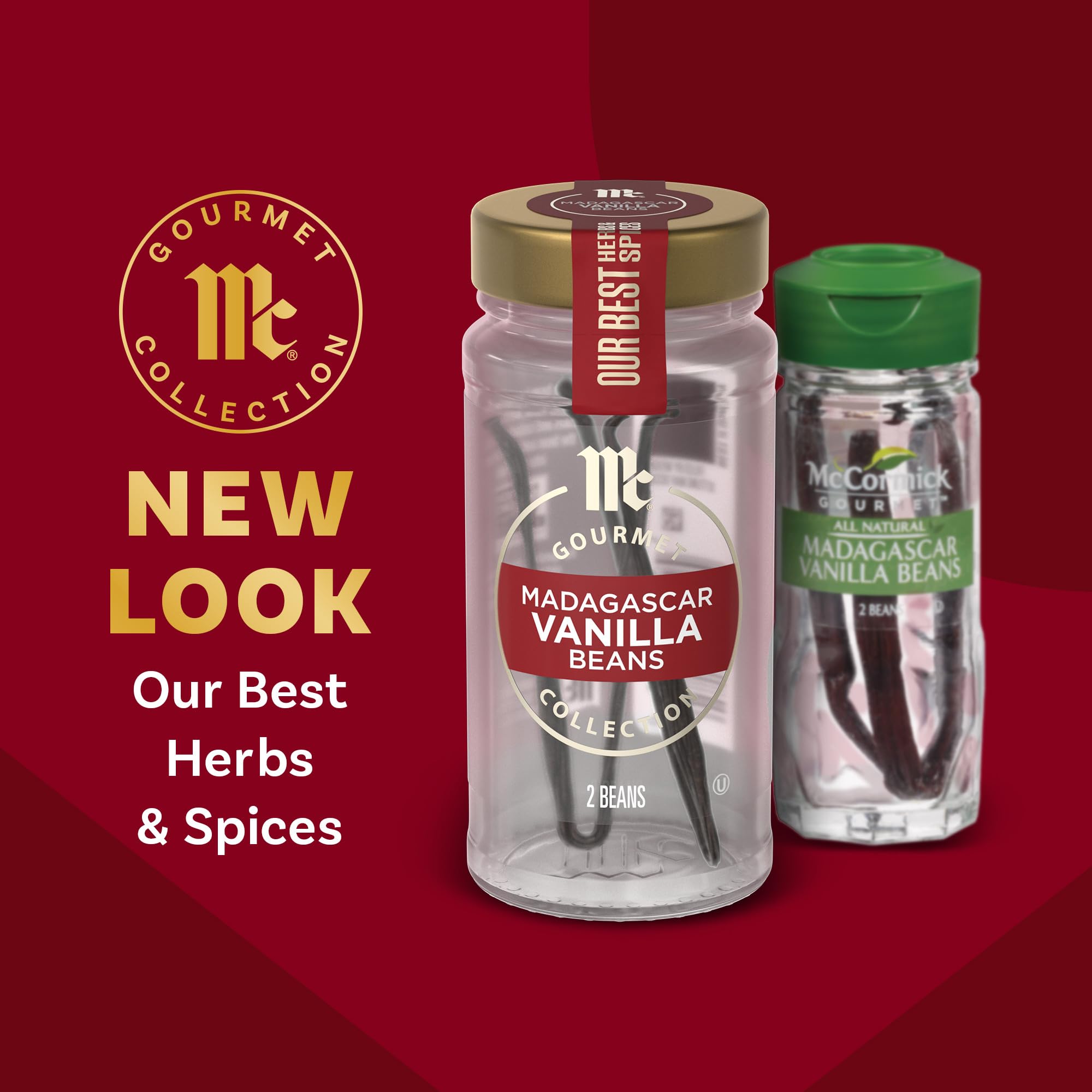 McCormick Gourmet Vanilla Beans, 2 count