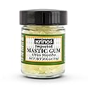 Krinos Greek Mastic Gum: Rich History, Piney Flavor, Culinary Treasure | Chios Island PDO Product, 17g jar