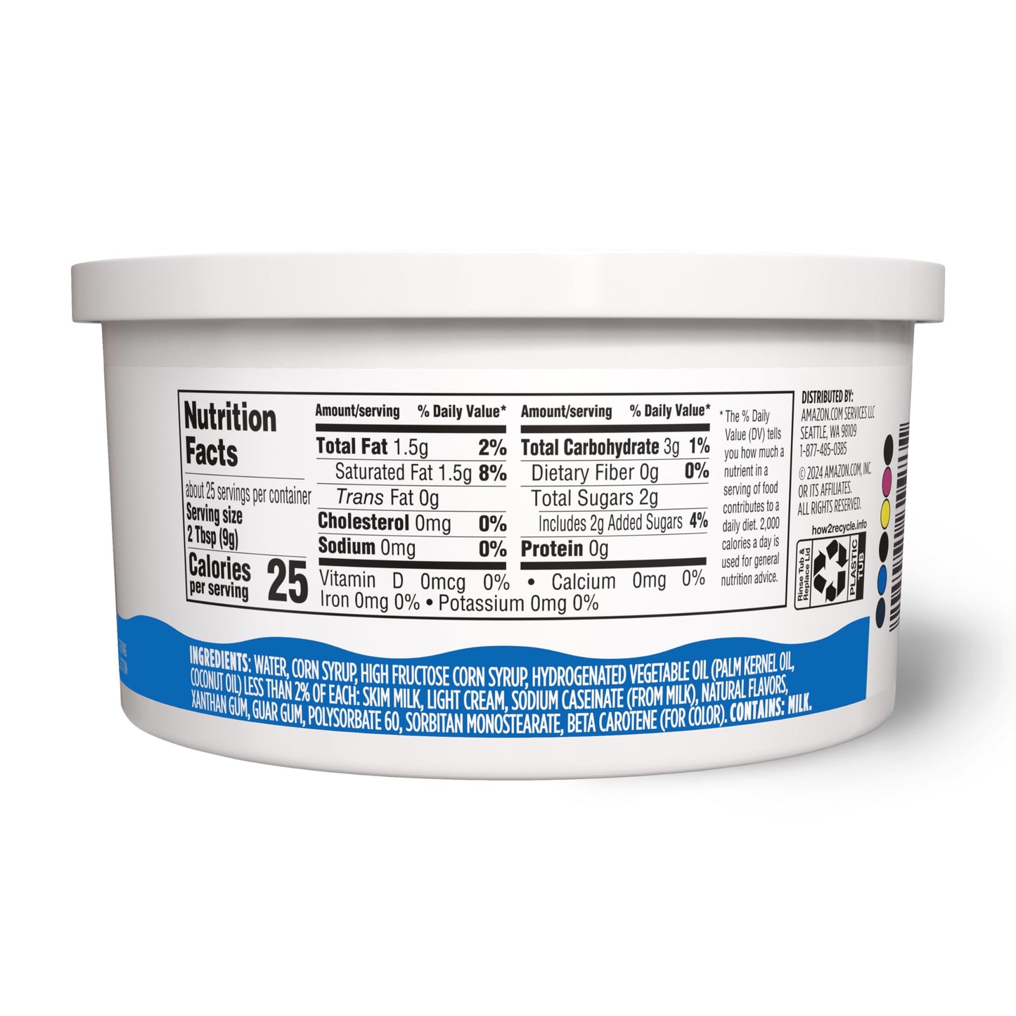 Amazon Grocery, Original Whipped Topping, 8 Oz, Frozen