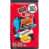 Hershey Assorted, Halloween Candy Bulk Variety Bag, 51.03 oz (165 Pieces)