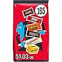 Hershey Assorted, Halloween Candy Bulk Variety Bag, 51.03 oz (165 Pieces)