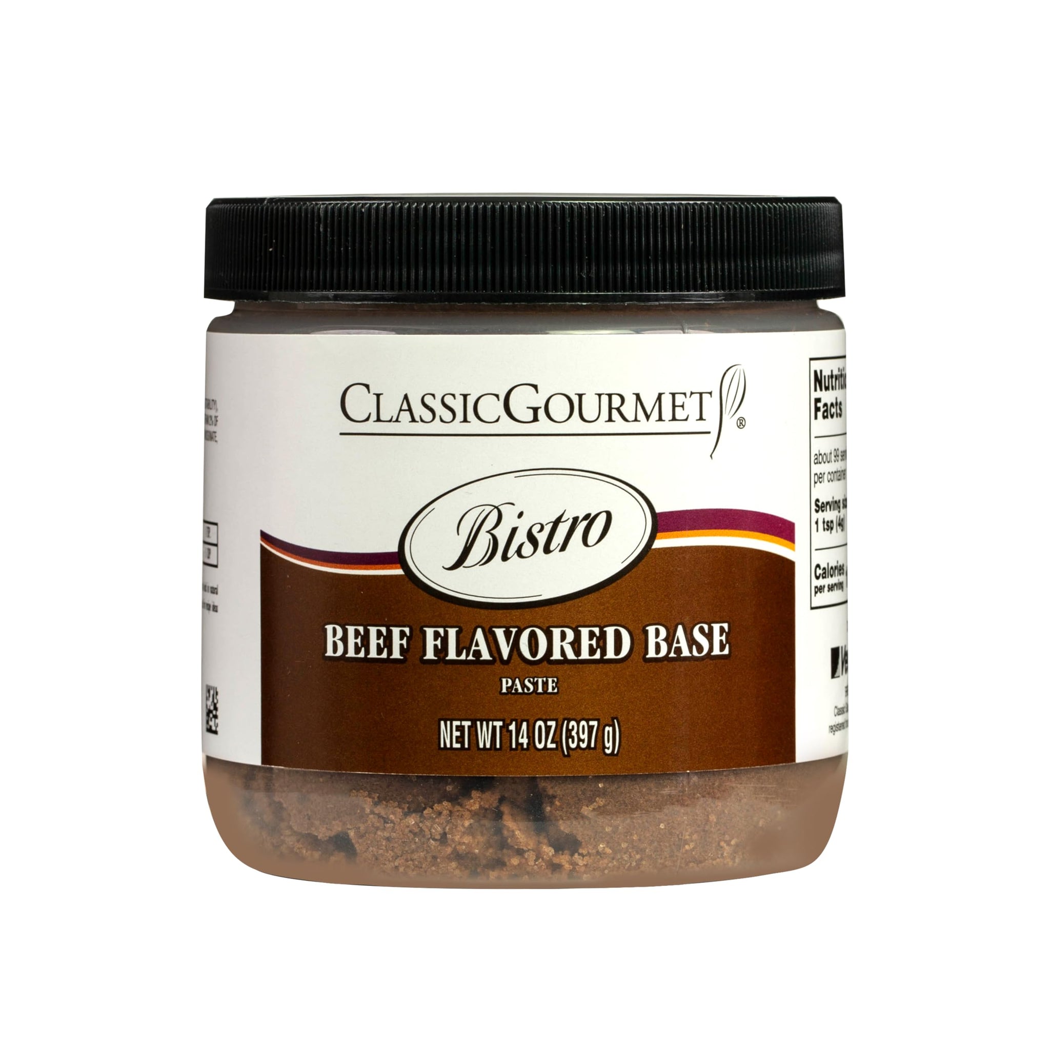 Ventura Foods Classic Gourmet Bistro Beef Flavored Base Paste - Culinary-Grade Base for Broth Concentrate Stock & Bouillon for Chuck Roast, Ground