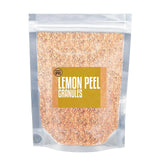 Essential Spice Lemon Peel Granules, 4 oz Bottle - Zesty, Bright & Aromatic Citrus Flavor - Finely Granulated Dried Lemon Peel for Baking, Beverages