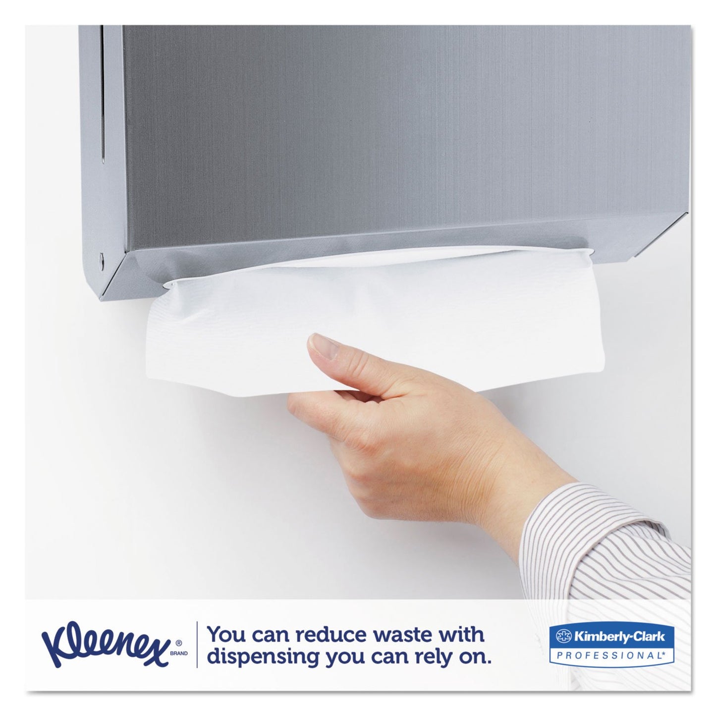 Kimberly-Clark Professional Kleenex Scottfold Paper Towels, White, 120/Pack, 20/Carton (2400 Total)