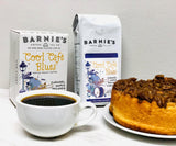 Barnie's Coffee Cool Café Blues Ground Coffee with Caramel Maple Pecan and Cinnamon Rum Flavors, Medium Roasted Arabica Beans, Gluten Free, 12 oz Bag