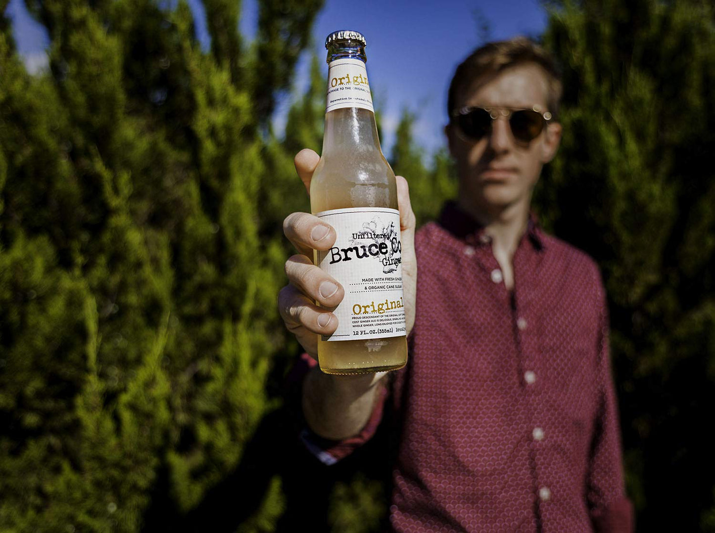 Bruce Cost - Unfiltered Ginger Ale - Original - 12 oz (12 Glass Bottles)