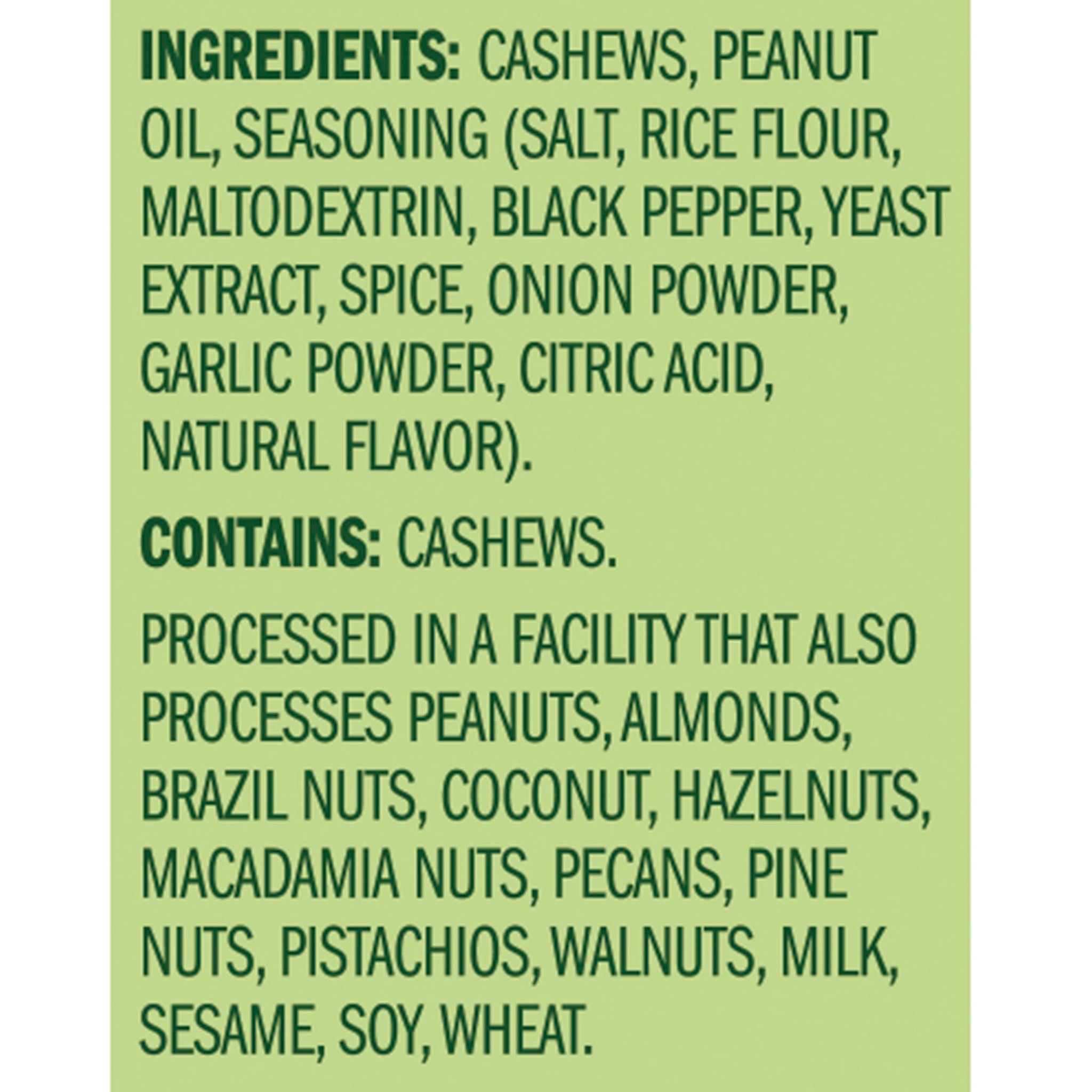 Emerald Nuts, Salt and Pepper Cashews, 15 Oz (Pack of 2)