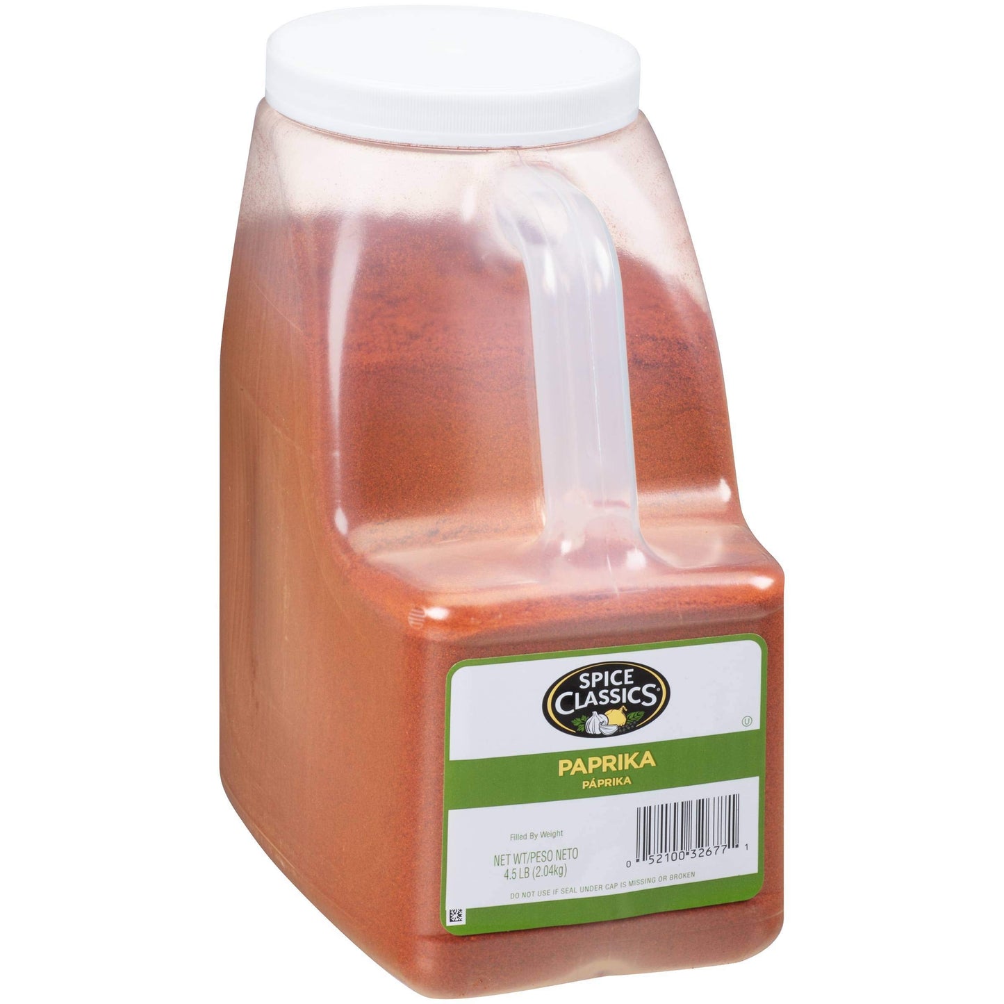 Spice Classics Paprika, 4.5 lb (Pack of 3) - Three 4.5 Pound Containers of Bulk Paprika Powder, Perfect for Garnishing and Flavoring Eggs, Soups