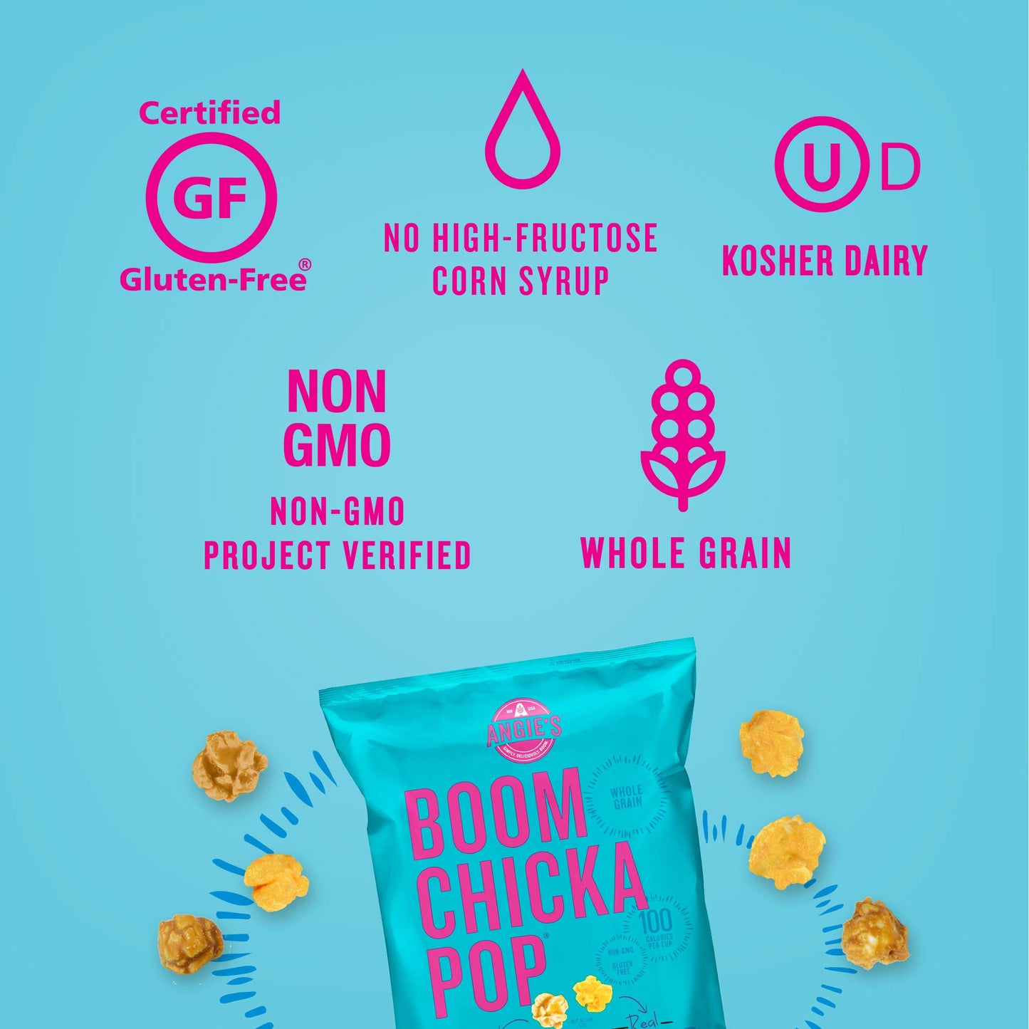 Angie’s BOOMCHICKAPOP Caramel and Cheddar Mix Popcorn, 6 Oz