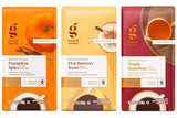 Good & Gather Fall Seasonal Ground Coffee Variety Pack - Pumpkin Spice, Hot Buttery Rum, Maple Bourbon - Pack of 3 Bags - 12 oz Per Bag - Limited