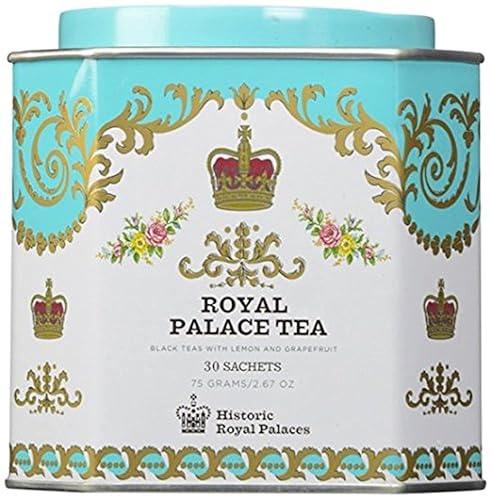 Harney And Sons Royal Palace Tea Sachets 30 count in Historic Royal Palaces Tin (Pack of 2)