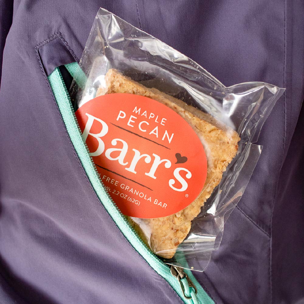 Mrs. Barr’s Natural Foods Granola Bars | Maple Pecan | Certified Organic Gluten Free Oats | Soft Texture | Small Batch | Gourmet Quality | Real