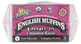 Food for Life Organic Ezekiel Cinnamon Raisin English Muffins, 16 OZ