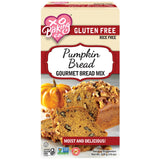 XO Baking Co. Gluten Free Gourmet Pumpkin Bread Mix; Non GMO; Kosher; Rice Free; Dairy Free, Peanut Free; Soy Free, No Preservatives; No Artificial Flavors or Colors, 19oz