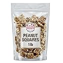 Peanut Squares - 1 lb of Fresh Sweet Crunchy Delicious Roasted Bite Size Snack