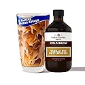 Christopher Bean Hand Crafted Vanilla Nut Butter Cookie Flavored Coffee - Unsweetened Cold Brew & Iced Instant Coffee Distillate Liquid Java - Butter