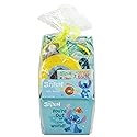 Frankford Disney's Stitch Pre-filled Easter Basket with Games and Activities, Jelly Beans, and Smarties Candy