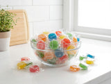 Assorted Individually Wrapped Fruit Jelly Candy - 1 lb Bulk Bag of Blueberry Apple Grapefruit Cherry Grape Lemon Orange Raspberry Flavors