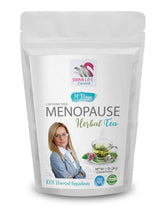 black cohosh for menopause hot flashes - MENOPAUSE HERBAL TEA 14 days, caffeine free, black cohosh, gingko leaf, red clover herb, cinnamon chip