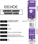 Lavender Laundry Beads, Scent Booster Beads, for Washer for Home Bathroom Long-Lasting Fresh Clean Great Smelling Clothes