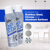 Fuller Brush Full Gleam Stainless Steel Cleaner - 15 oz Spray for Appliances, Chrome, Aluminum & Sinks - Cleans, Polishes & Protects Metal Surfaces