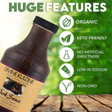 Divine Kuizine Jerk Sauce|Jamaican BBQ Glaze| Seasoning| Hot Spice BBQ16 oz| Marinade Chicken, Meats, Smoked Meats and Seafood | All natural no