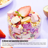 Chia Seed Yogurt Fruit Oats 400g/14.1oz Sugar Free?Breakfast/Snack.Nutritional breakfast, low sugar, Congee?Dietary Fiber