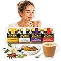 Chai Kit by Balboa Spices - 80 Servings - 4 Premium Flavors - Caffeine-Free & Sugar-Free - Natural Masala Chai Powder - Functional Beverage - Gourmet