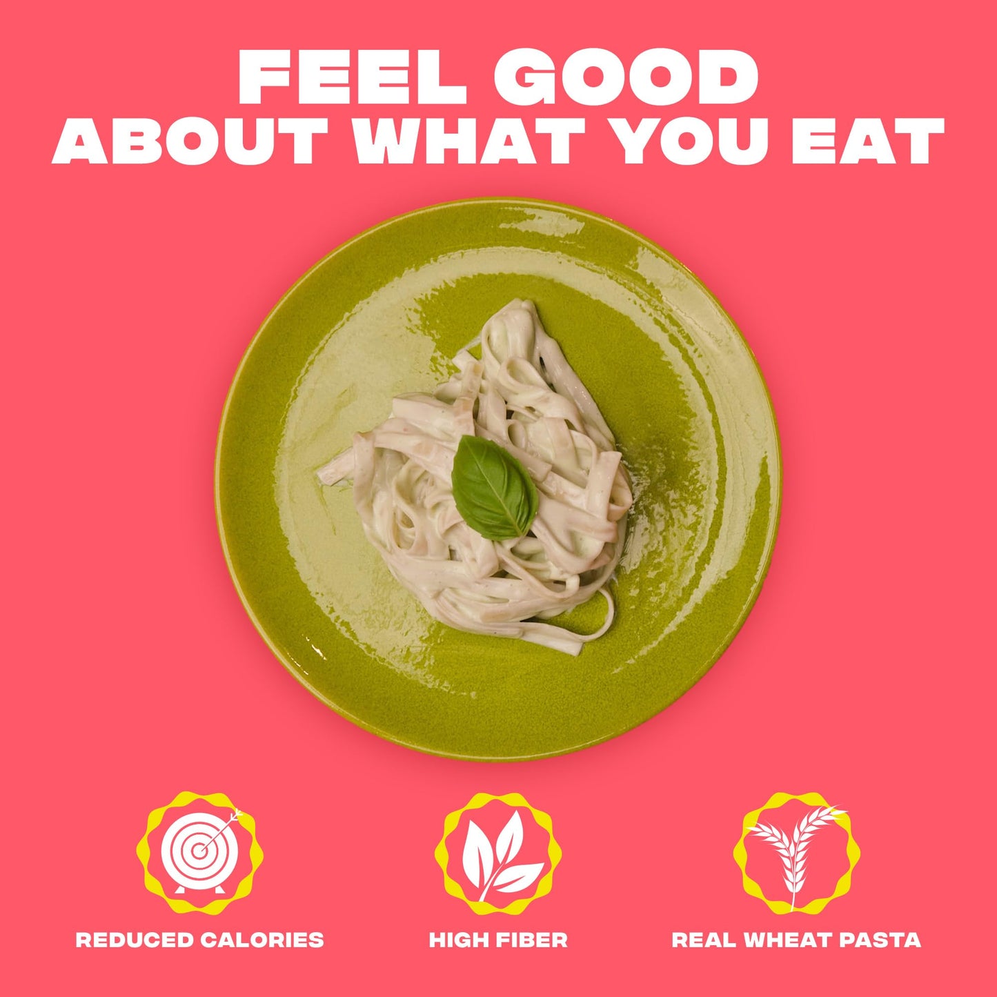 Carbe Diem!, Fettuccine, Lower Net Carb Pasta with Traditional Flavor & Texture, 8 grams of Protein, 55% Fewer Net Carbs & Only 110 Calories Per