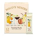 Maud's Mixers Variety Pack Cocktail Mix, 12 ct, Mocktail Non-Alcoholic Drinks - Made with Real Agave - Low Calorie, Low Sugar, Easy to Mix
