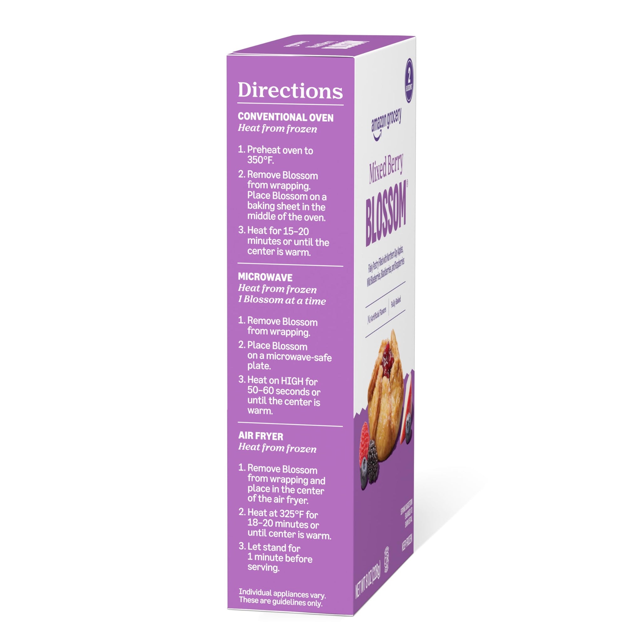 Amazon Grocery, Mixed Berry Blossoms, 8 Oz