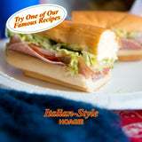 Martin's Hoagie Rolls - 8” Soft & Sweet Classic Italian Sub Rolls - Made w/Nonfat Milk, High Protein Wheat Flour & Cane Sugar - Perfect for Grinders