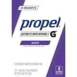Propel Powder Packets Grape with Electrolytes Vitamins and No Sugar, 50 Count, 10 Count (Pack of 5)