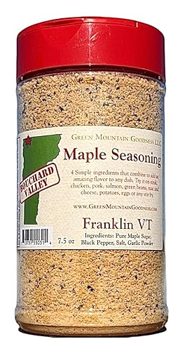 Maple Rub Spice Seasoning From Pure Vermont Maple Syrup (7.5)