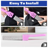 CONLI 8 Pack Pumice Stone Toilet Bowl Cleaner, Toilet Pumice Stone with Handle Remove Toilet Bowl Hard Water Rings Suitable for Cleaning Toilet