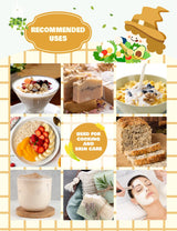 Nice Witch’s Rice Bran Powder 8 oz (227g), 100% Pure Raw Rice Bran, Edible & Multi-Purpose, For Smoothies, Baking