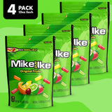 Mike and Ike Original Fruits Candy, 4 Pack of Bulk Movie Theater Candy 10 OZ Each, Ideal for Your Favorite Films, Perfect Theater Box for Sharing