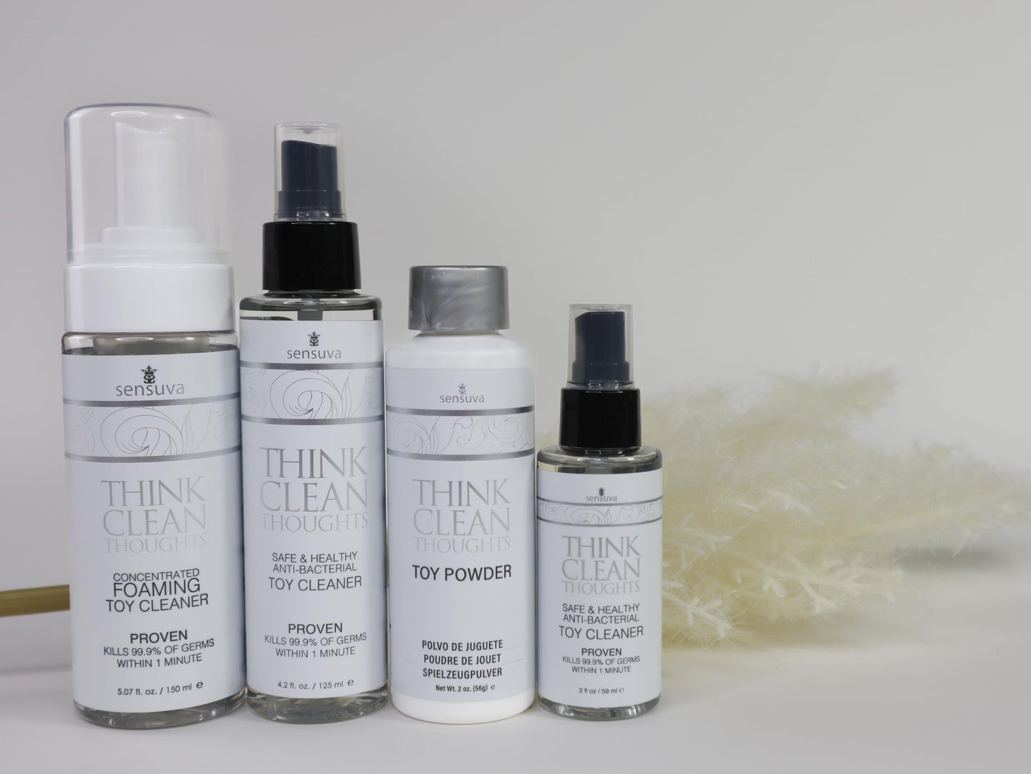 sensuva Think Clean Thoughts Toy Cleaner | 2 fl.oz. Mild Formula