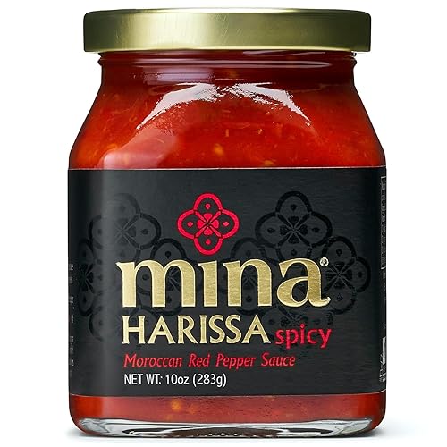 Mina Spicy Harissa Sauce, 10 OZ