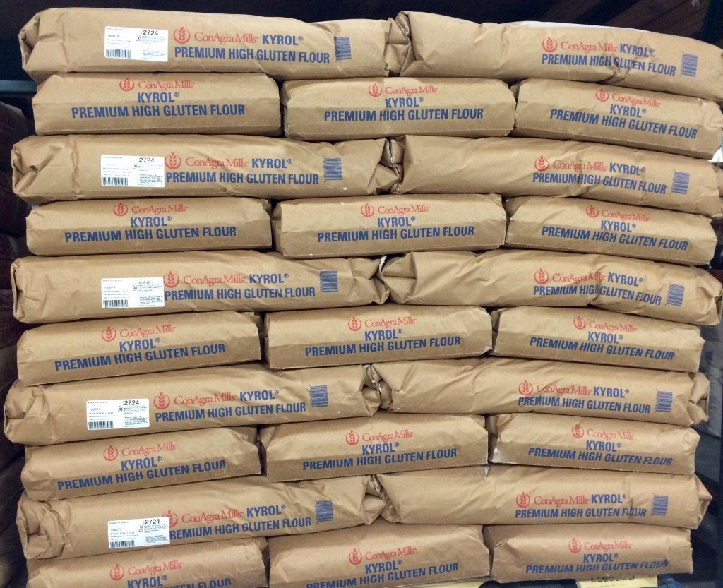 Kyrol Premium High Gluten Flour 50 pound Bag Great for hearth breads, hard and Kaiser rolls, bagels, thin-crust pizza