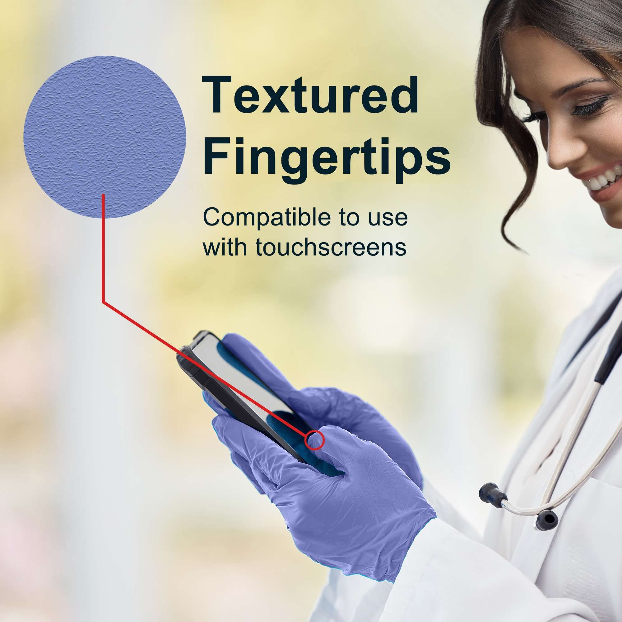 FifthPulse Biodegradable Disposable Nitrile Gloves - Small, 150 Count - Green, Food Safe Cooking Gloves - Powder and Latex Free, Textured Fingertips