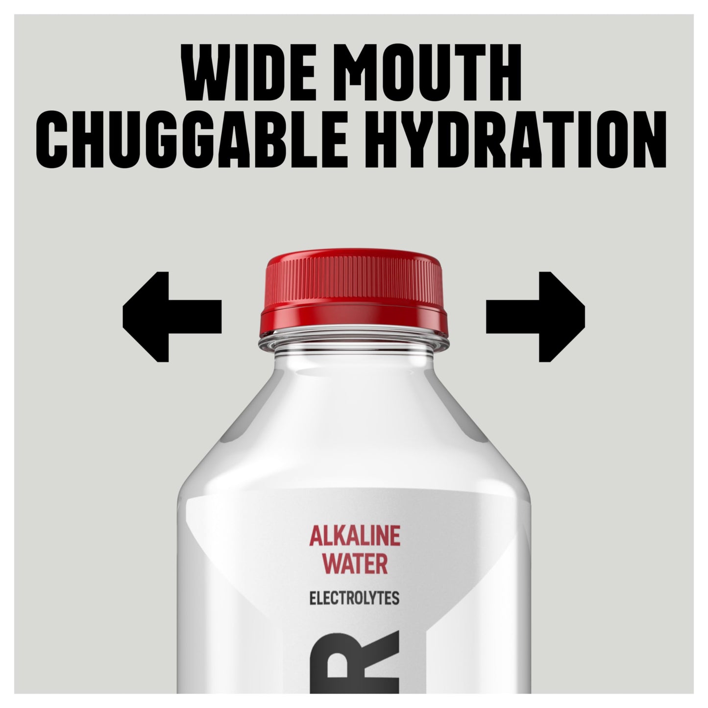 BODYARMOR SportWater Alkaline Water, High Alkaline Bottled Water, pH 9+, 1 Liter (6 Pack), Refreshing Electrolyte Water Pack, Wide Mouth Bottle