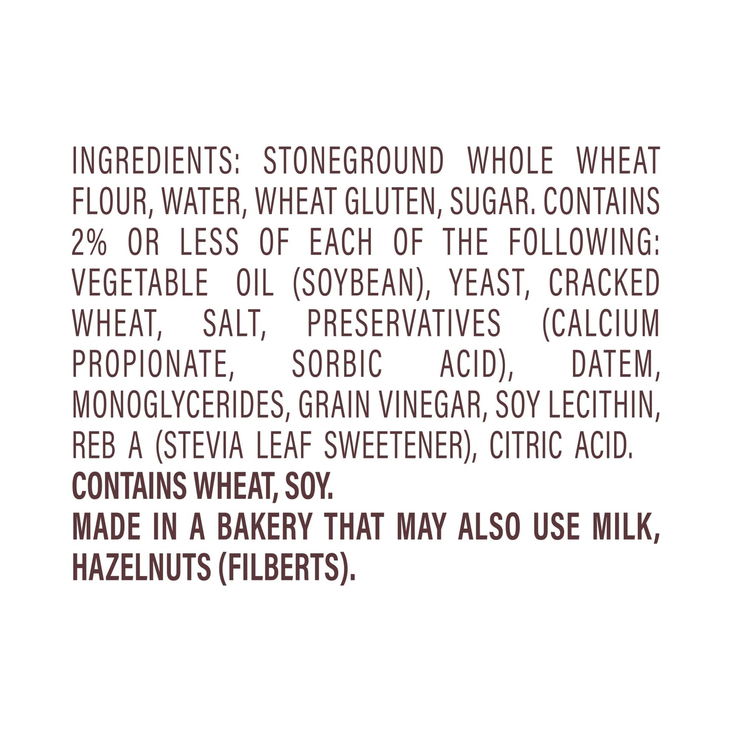 Arnold Stone Ground 100% Whole Wheat Bread, Full-Bodied Flavor, 16 oz