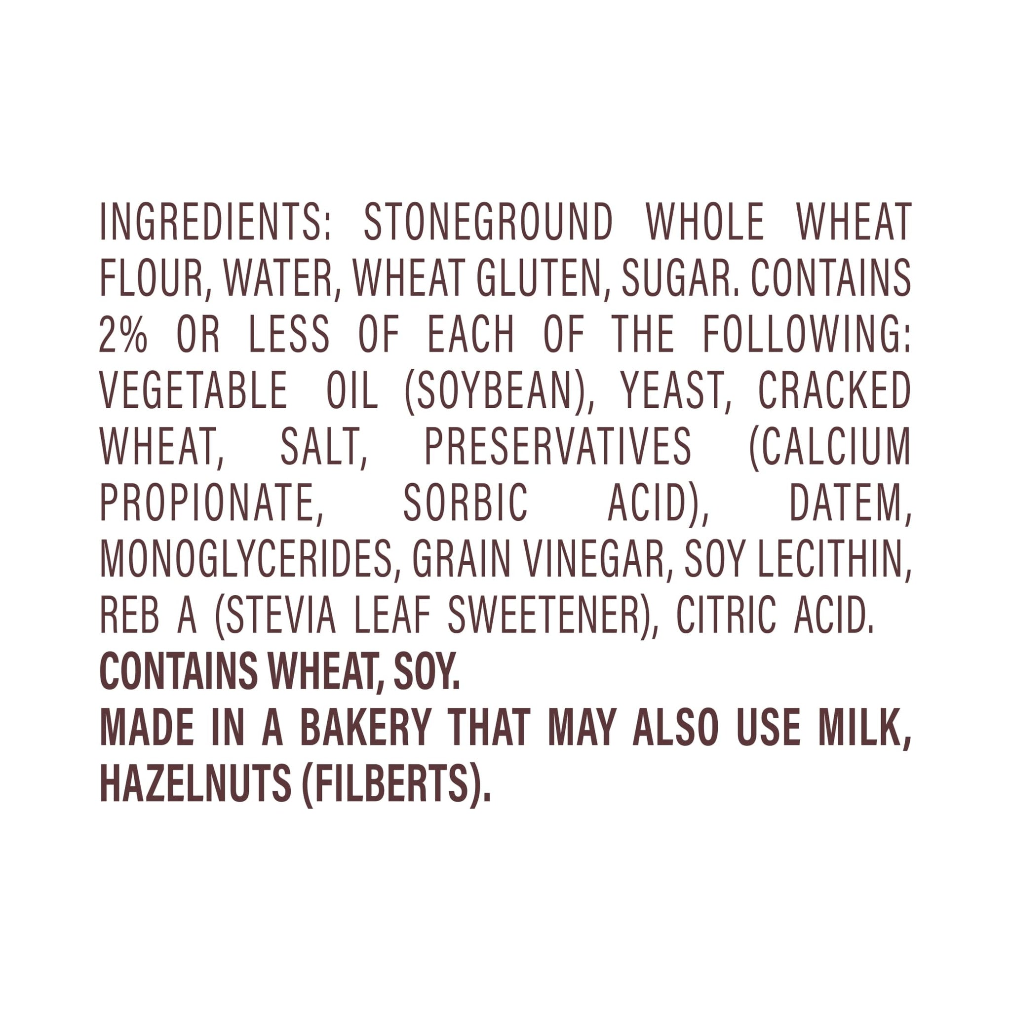 Arnold Stone Ground 100% Whole Wheat Bread, Full-Bodied Flavor, 16 oz