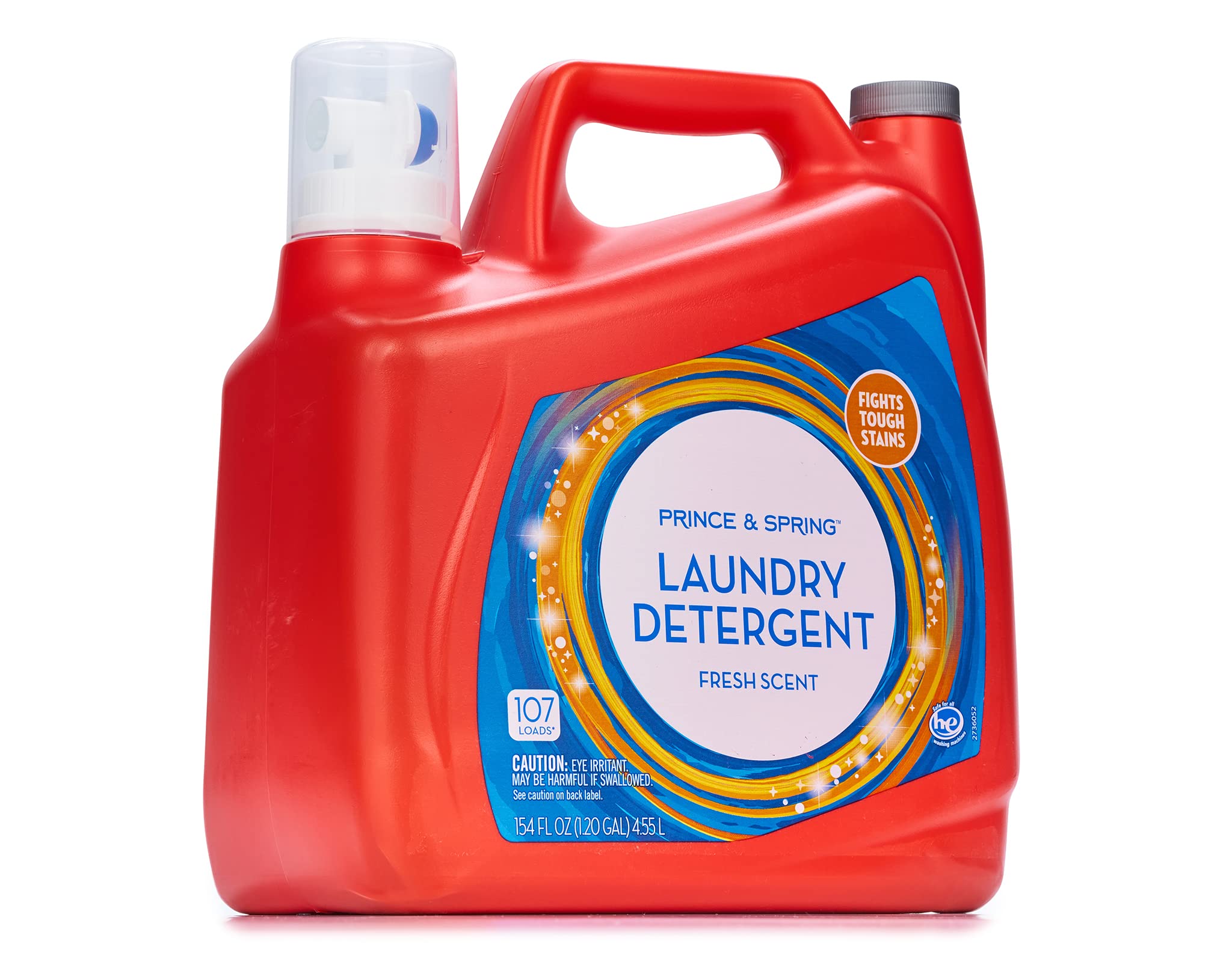Prince & Spring Laundry Detergent - 154 oz Fresh Scent